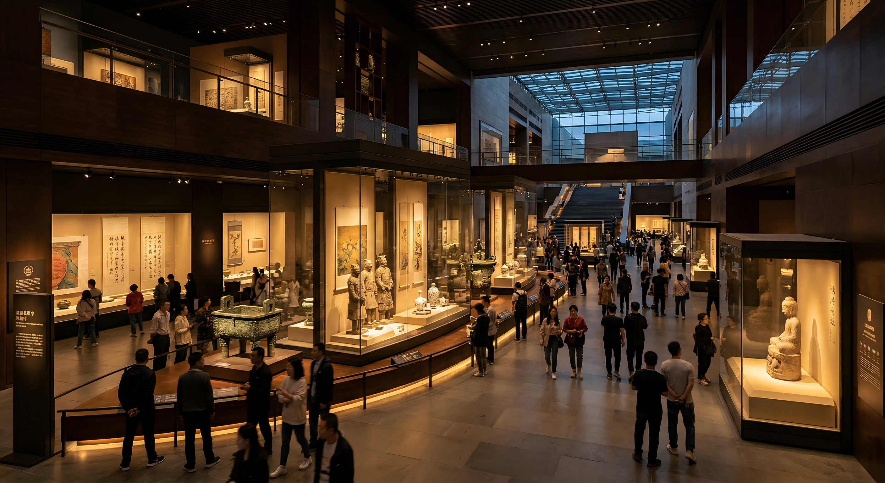 博物馆灯光效果
