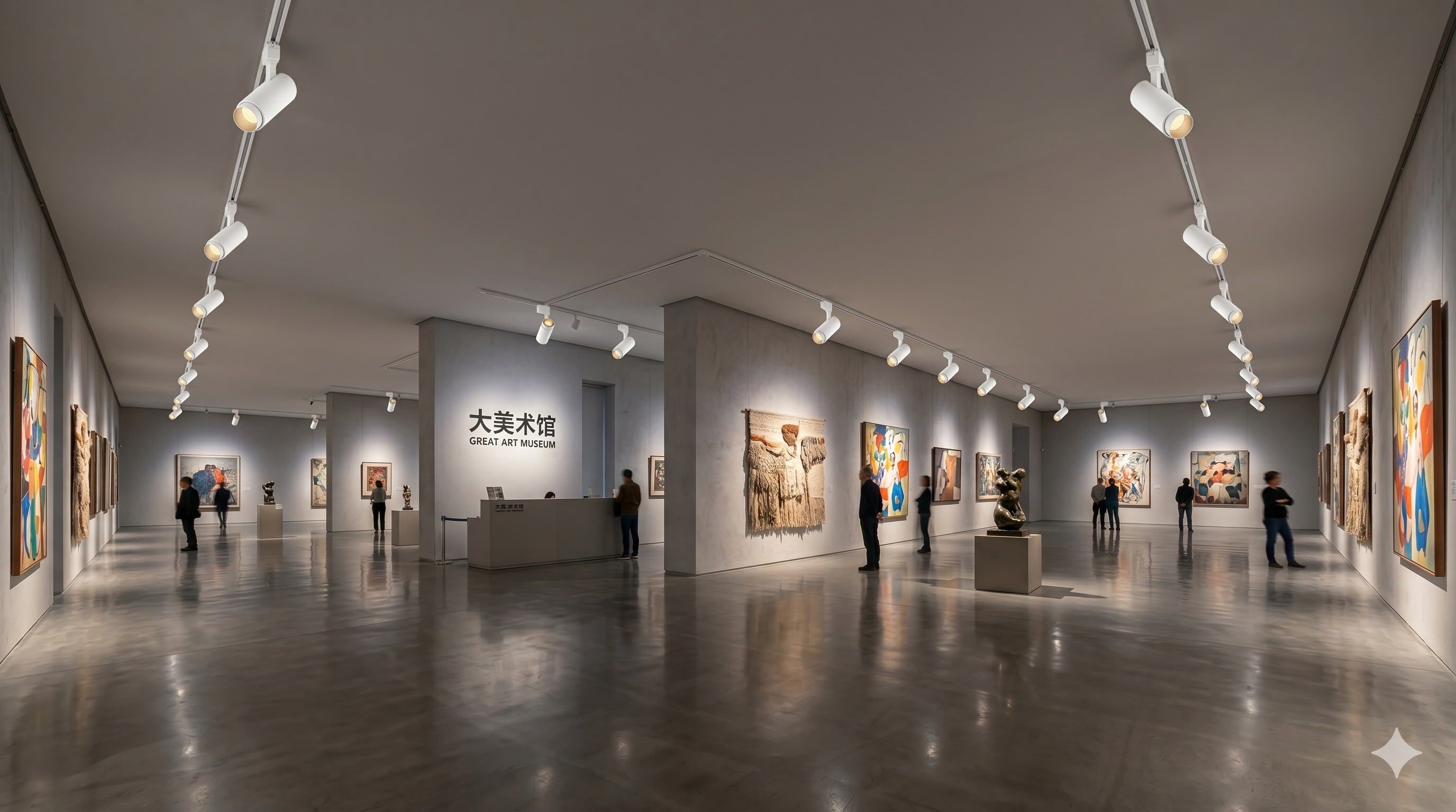 美术馆灯光