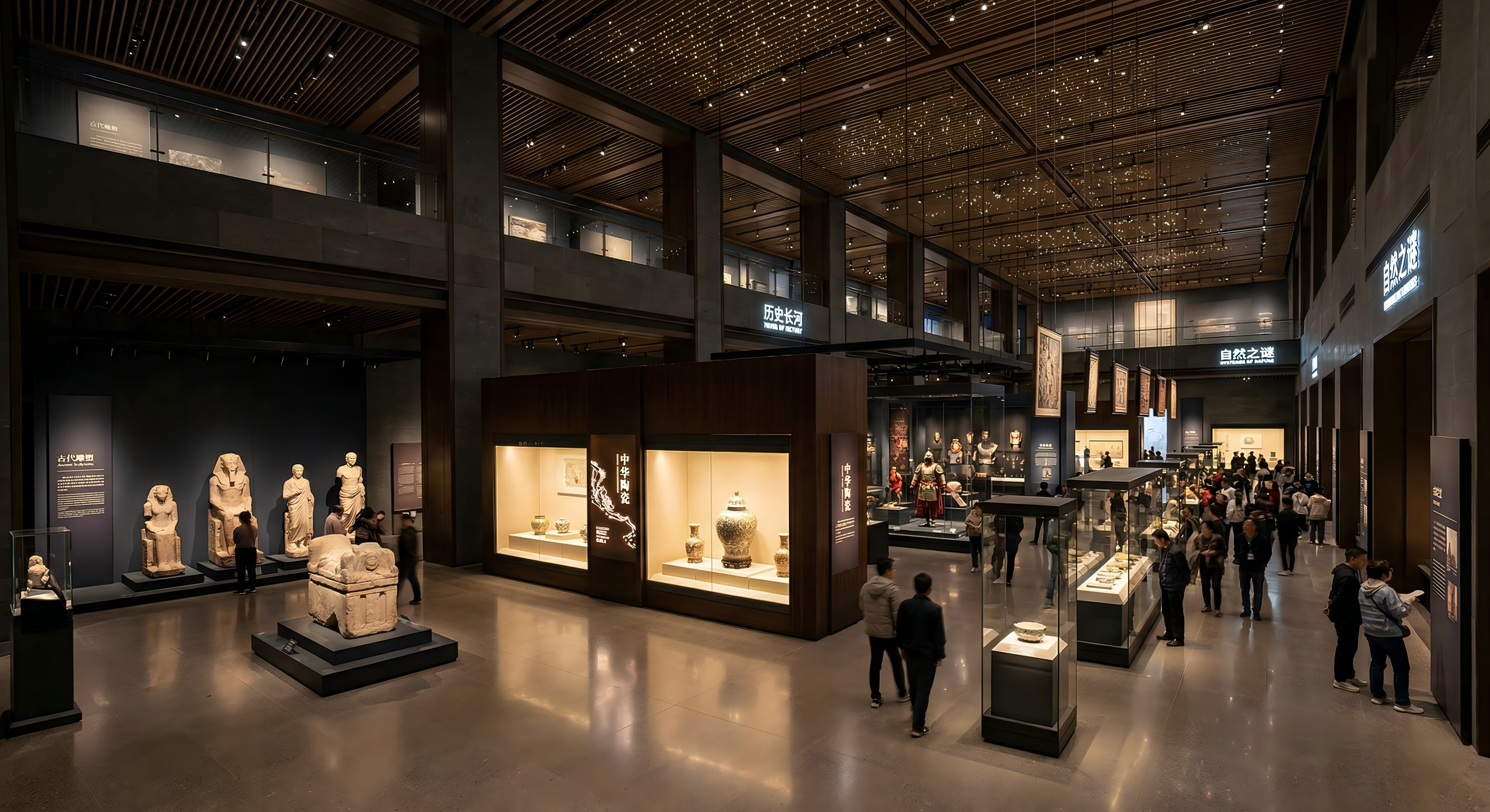 展览馆灯光效果